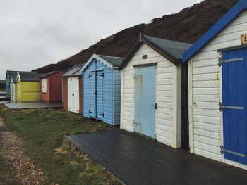 Houses against sky