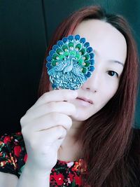 Close-up of young woman