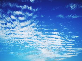 Low angle view of clouds in sky