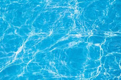 Full frame shot of water in swimming pool