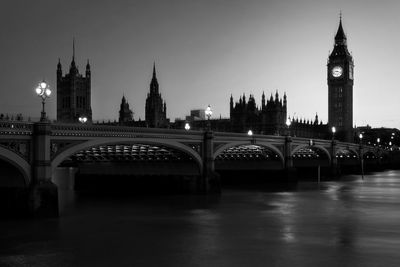 Parliament buildings in london