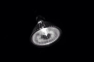 View of illuminated tunnel