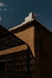 Low angle view of building against sky