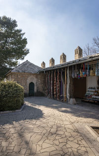 A courtyard in the city of mostar, bosnia and herzegovina