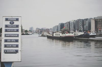 Boats in sea