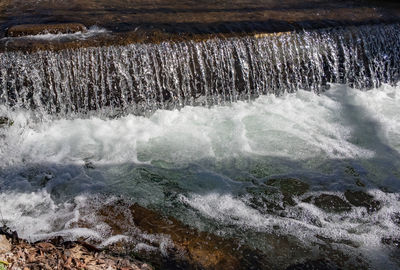 Full frame shot of water on field