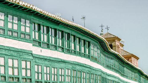 Low angle view of building against sky