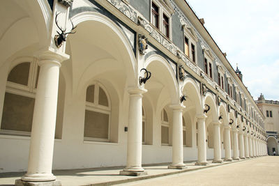 Low angle view of building against sky