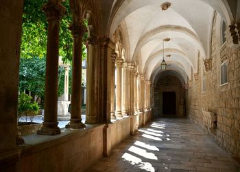 Corridor of building