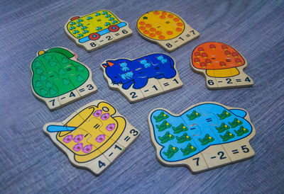 Close-up of toy toys