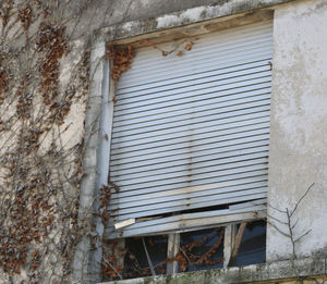 Low angle view of old building