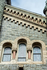 Low angle view of historical building