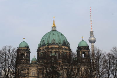 Low angle view of building against sky