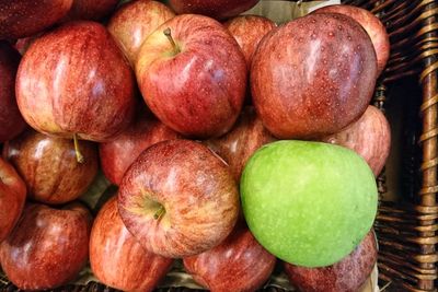 Full frame shot of apples