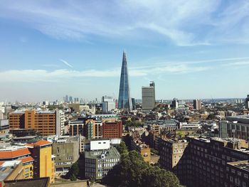 Cityscape against sky