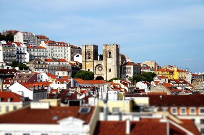 Townscape against sky