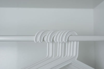 Close-up of metallic railing