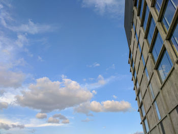 Low angle view of building against sky