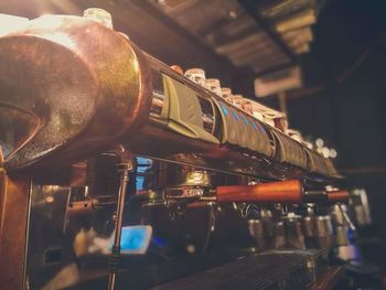 Close-up of wine in glass