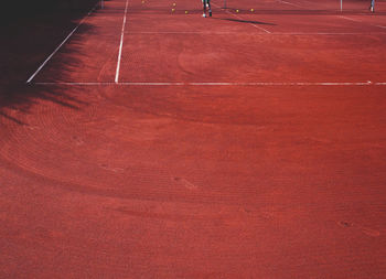 View of basketball court