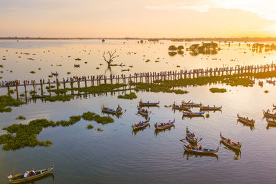 U bein bridge is one of the famous teakwood