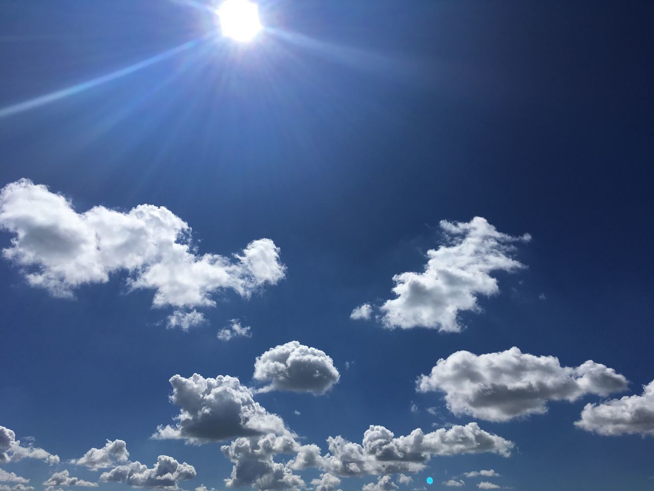 Clouds and the sun