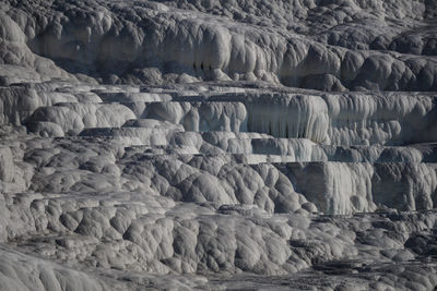 Travertine terrace formations at turkey