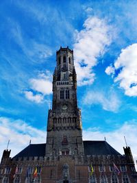 Low angle view of building against sky