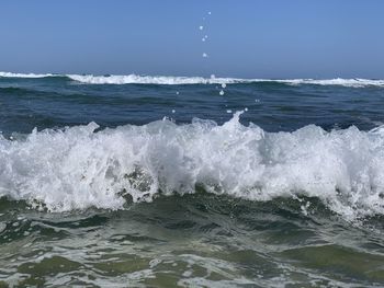Panoramic view of sea against sky