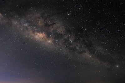 View of star field at night