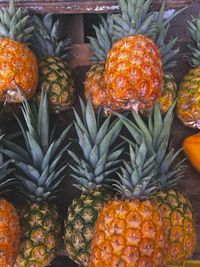 Close-up of fruits for sale at market stall