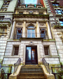 Low angle view of old building