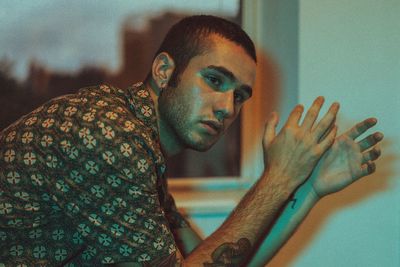 Portrait of young man