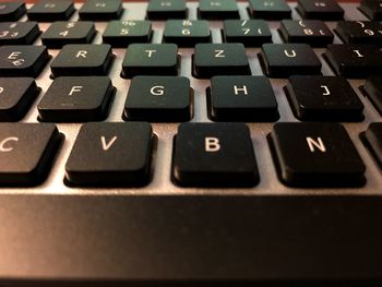 Full frame shot of computer keyboard