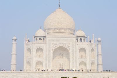 View of historical building against clear sky