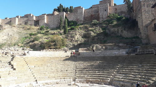 View of fort against the sky