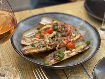 Razor clams 