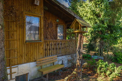 House by trees