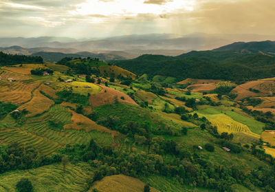 Scenic view of landscape against sky