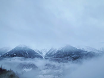 Georgia, svaneti, mountains, foggy day