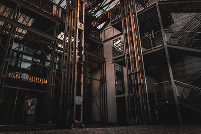 Low angle view of abandoned building