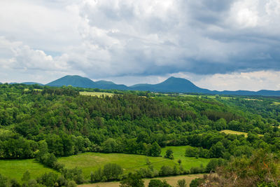 Scenic view of landscape against sky