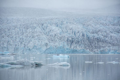 View on glacier, iceland