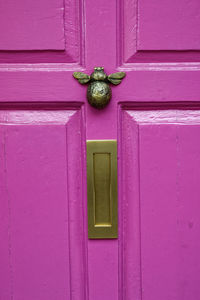 Full frame shot of closed door