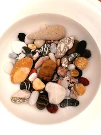 High angle view of breakfast in bowl