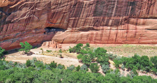 View of rock formations