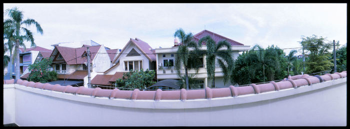 Panoramic view of buildings in city