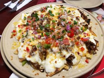 Close-up of food in plate