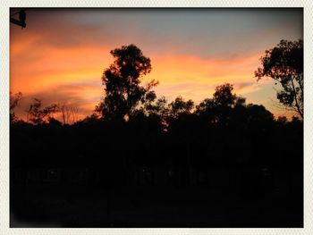 Scenic view of sky at sunset