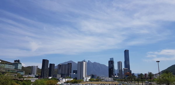 View of cityscape against sky